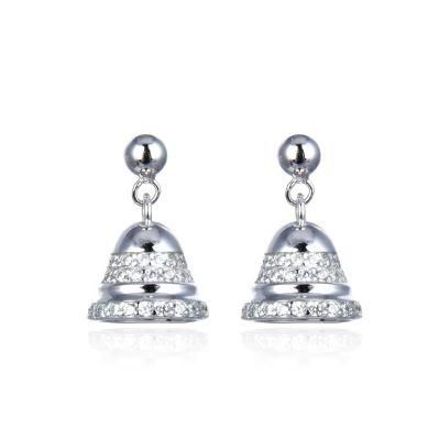 2022 Top Sale Solid 925 Sterling Silver Bell Drop Earring