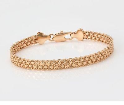 Jewelry Fashion Gold Bracelets Neutral Minimalist Pattern 18K Gold Plated Bracelets