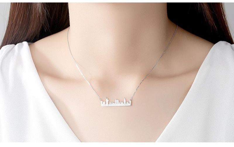 Manufacturer Fashion Necklace City in Miniature Fine Chain Jewelry