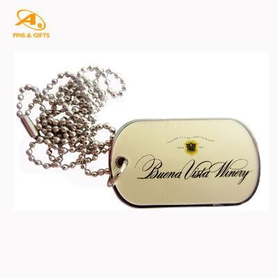 Custom No Coloring Metal Antique Silver Machine Military Set Logo Luggage Promotional Xvideos Stainlessmetal Dog Tag