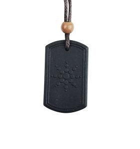 Japan Technology high Negative Ion Scalar Energy Stone Pendant with Lava Stone