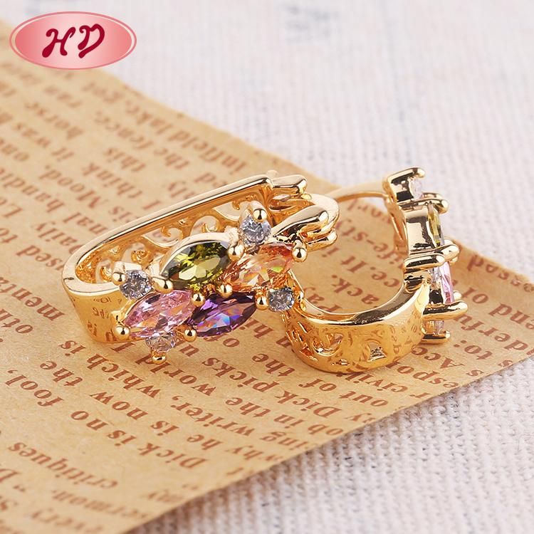 Wedding Anniversary Gifts 18K Rose Gold Women Long Earing for Sale