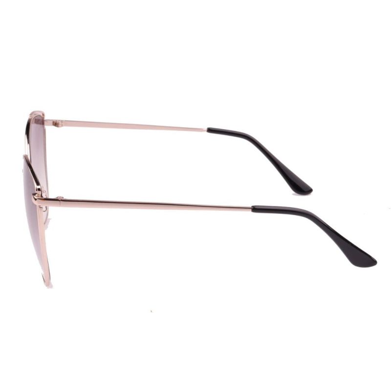 2018 Hot Selling Fashionable Cat Eye Metal Sunglasses