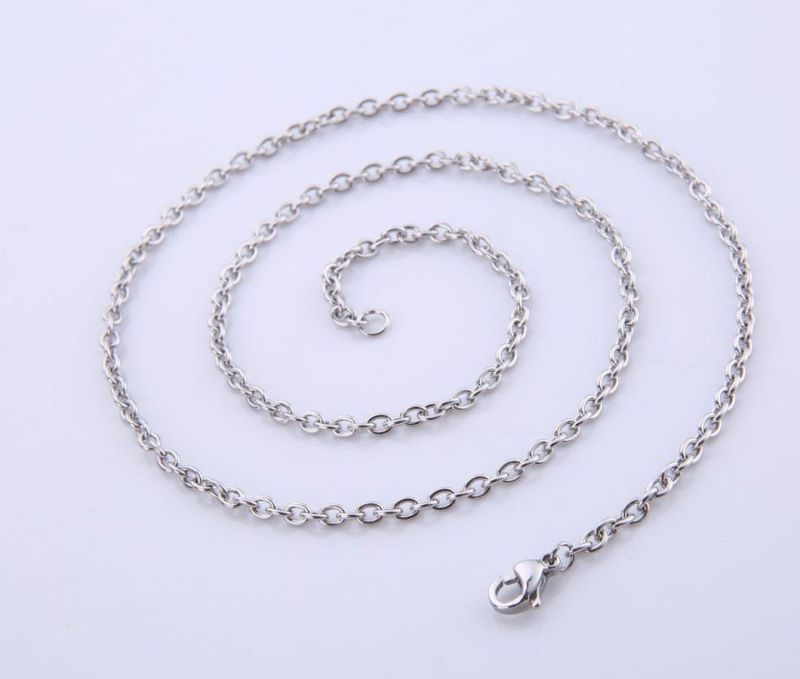 Wholesale Men Fashion Bracelet Women Anklet Stainless Steel Classic Cable Chains Necklace Jewelry