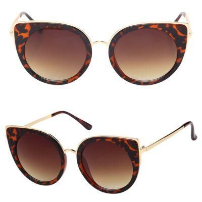 Cat Eye Stylish Mixed Material Fashion Sunglasses