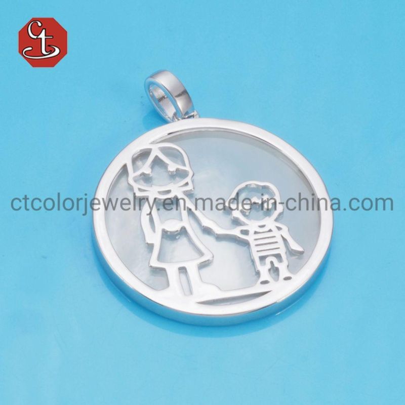 Shell Pearl Pendants Boys′ Friendship Jewelry for Student Kids Necklace