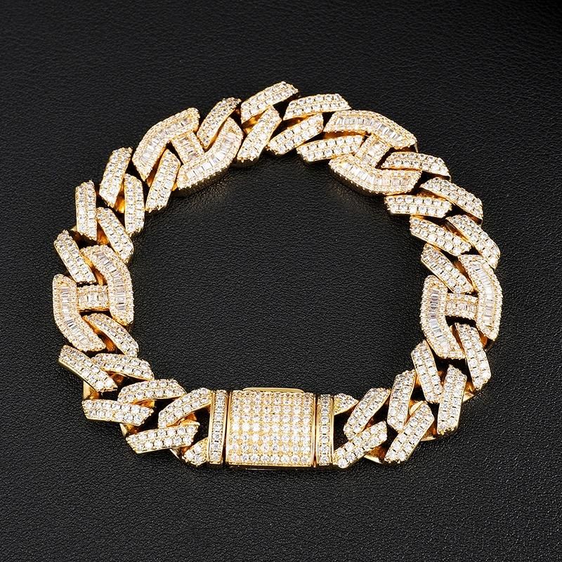 New Chains Bracelet Copper Alloy 24 K Gold Plating