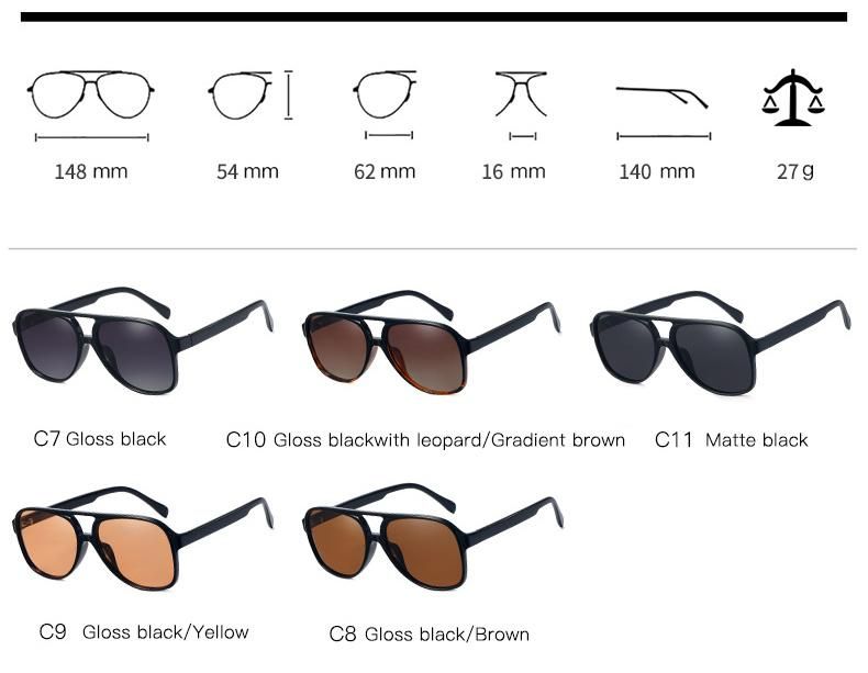 New Fashion Style Polarized Light Sunglasses Ready to Ship