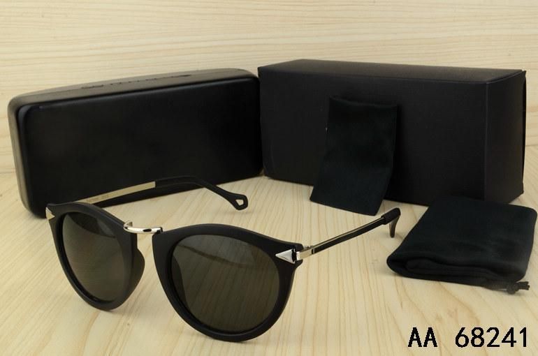 Square Fashion Sunglasses Blue Frame New Model Eyewear Glasses