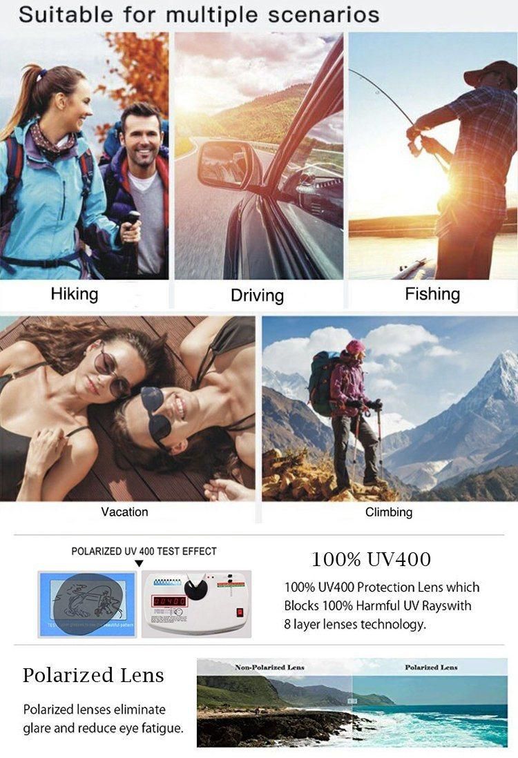 Custom Anti Glare Fit Over Sun Glasses Fishing UV400 Polarized Fitover Sunglasses