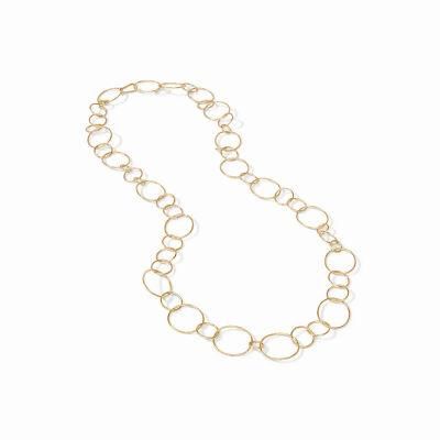 Long Round Link Necklace for Women Jewelry