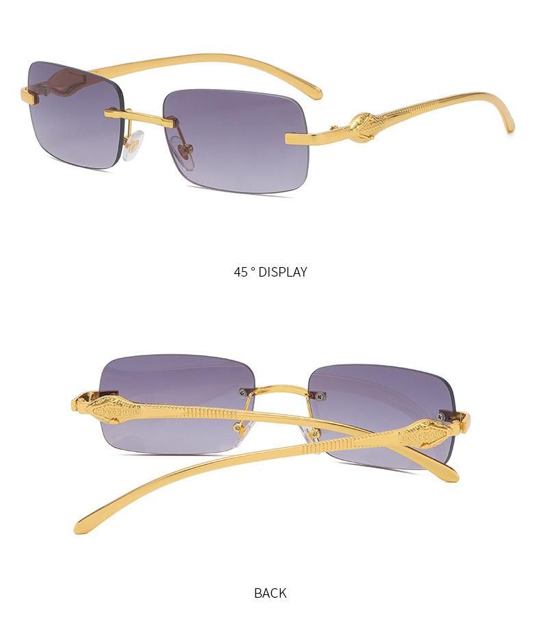 Fashion Metal Rimless Good Quality Man Sunglasses