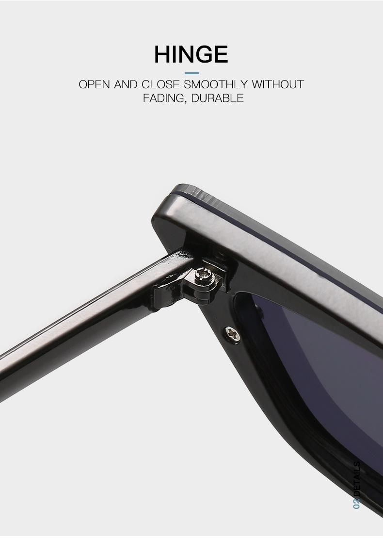 Sunglasses Personality Piece Transparent Purple Sunglasses Female Cross-Border Street Shooting Glasses