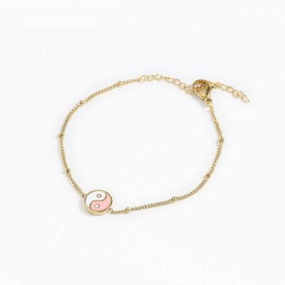Manufacturer Custom Waterproof Never Fade Fashion jewellery New Arrivals Stainless Steel 14K 18K 24K Gold Bracelet Wholesale