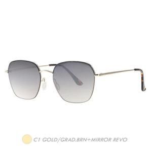 Metal&Nylon Lens Sunglasses, Square New Fashion Frame, M9011-1