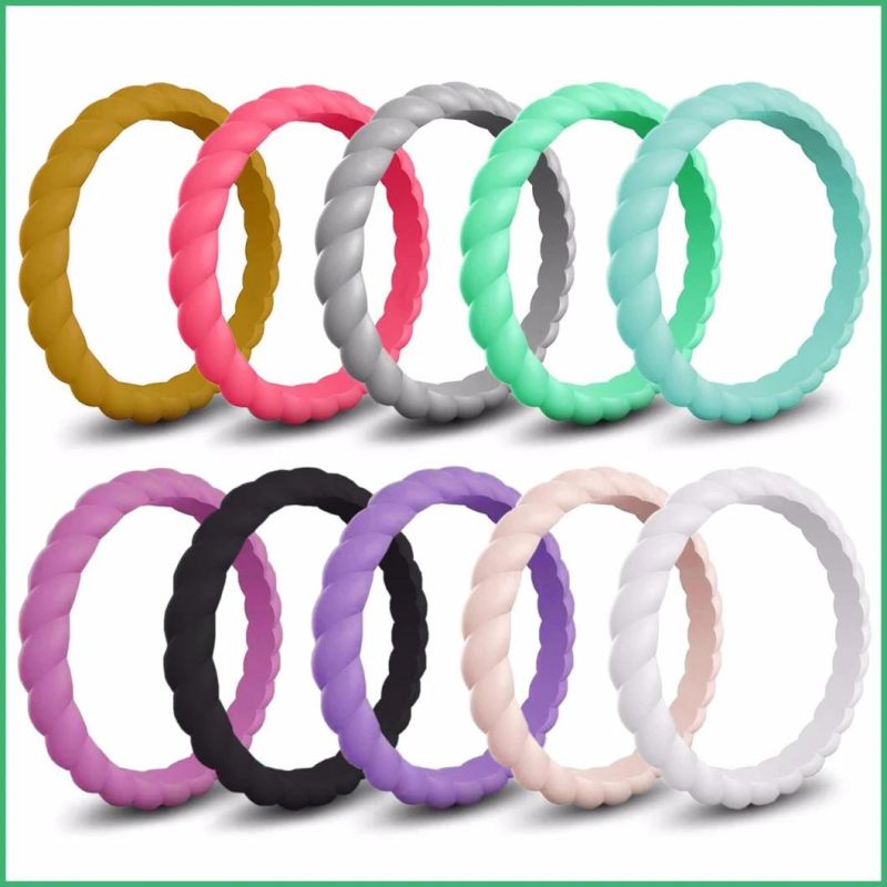 Hot-Selling High Quality Silicone Fashion Ring for Customized Gifts
