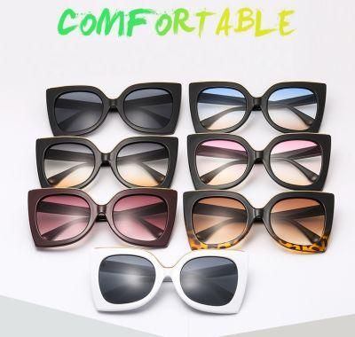 2020 Luxury Designer UV400 Sunglasses Female Brand Gradient Color Eyeglasses