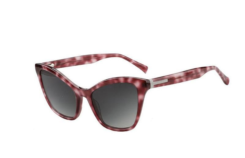 Unique Design Ladies Wholesale Cat Eye Acetate Spring Hinged Red Orange Thick Ideal Sunglasses