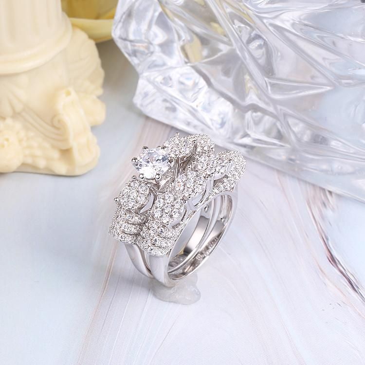 Fashion Accessories Cubic Zirconia Moissanite Lab Diamond Fashion Jewelry Factory Wholesale Best Seller Trendy Ring