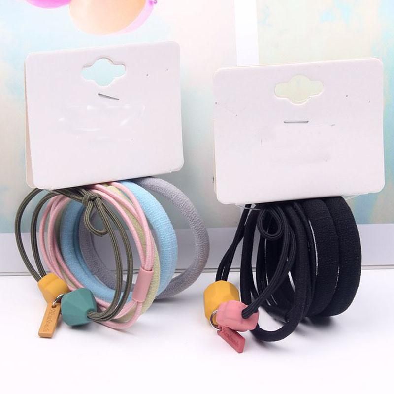 Colorful Velvet Elastic Hair Scrunchies with Bowknot Hair Band