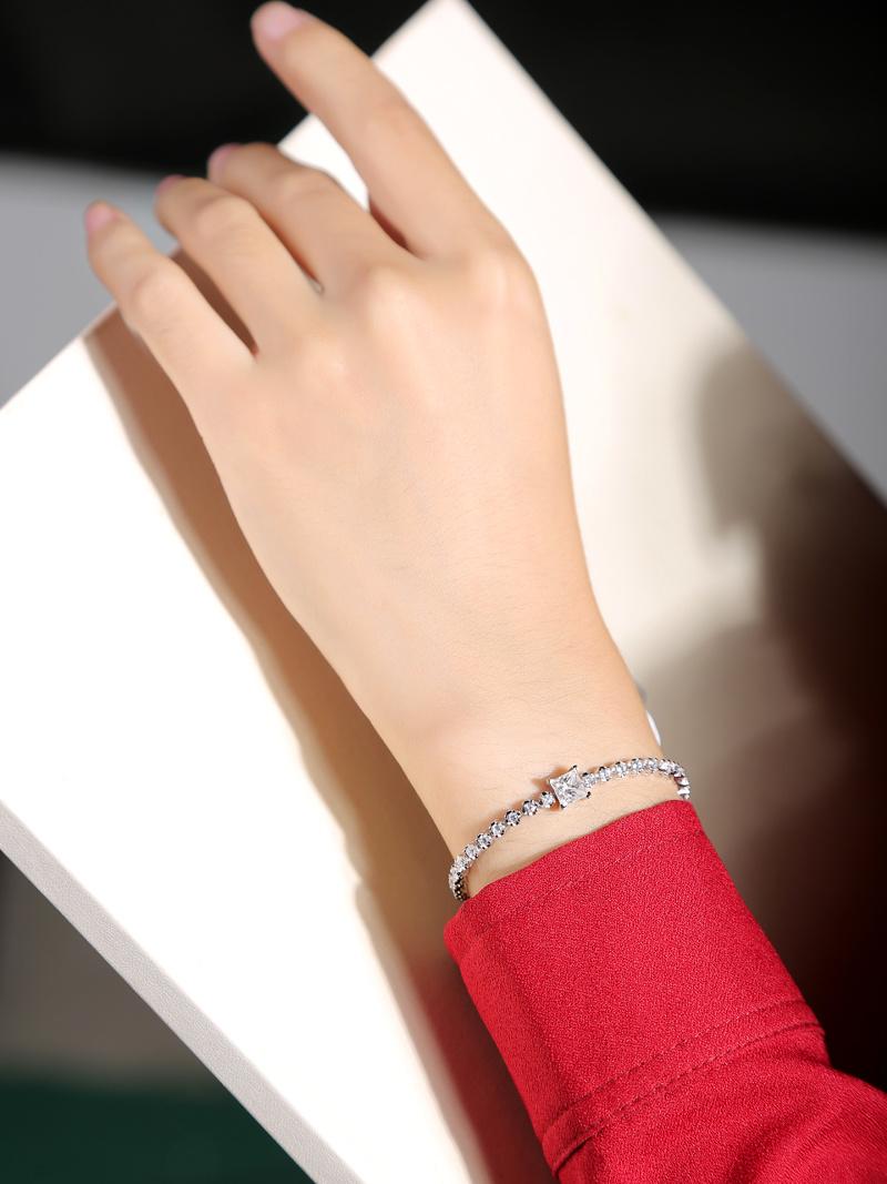 Hot Sale Trendy Wrist Jewelry Moissanite Diamond Bracelet Fashion Jewellery Wholesale
