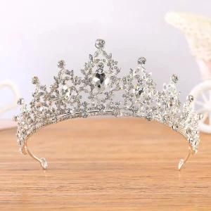 High Quality Hair Ornaments Elegant Crown Jewelry for Webbing Party Birthday Anniversary