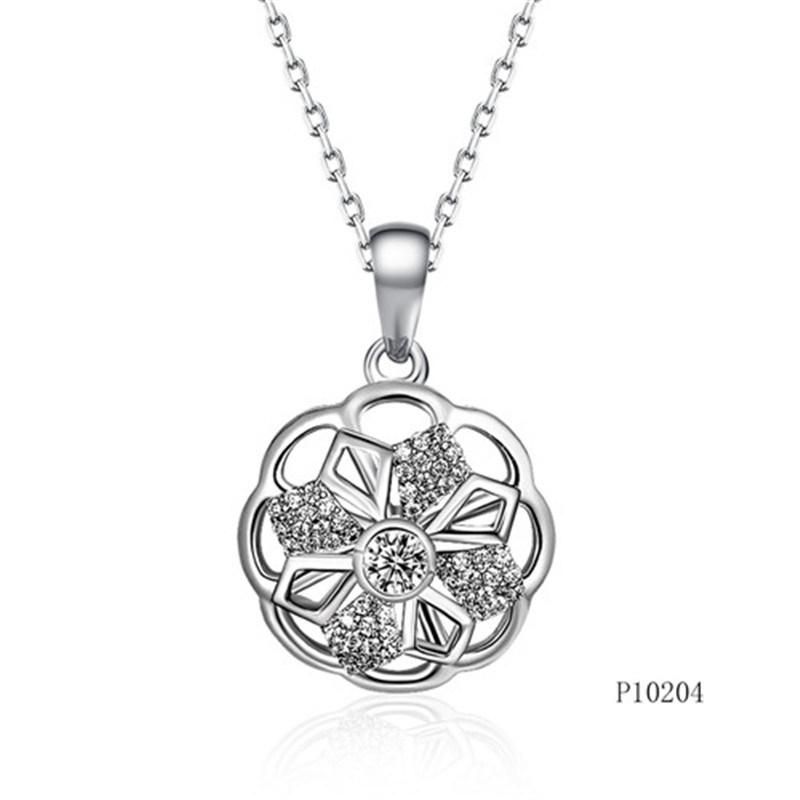 Wholesale Fashion Silver Jewelry of Rotating Pendant