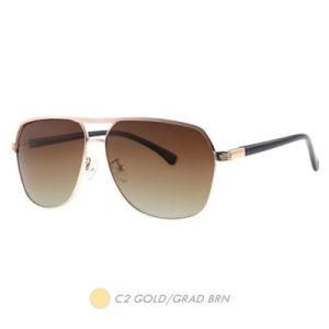 Metal Polarized Sunglasses, New Fashion Double Bridge Frame M9008-02