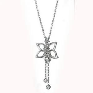 Stainless Steel Crystal Pendant (PZ8673)