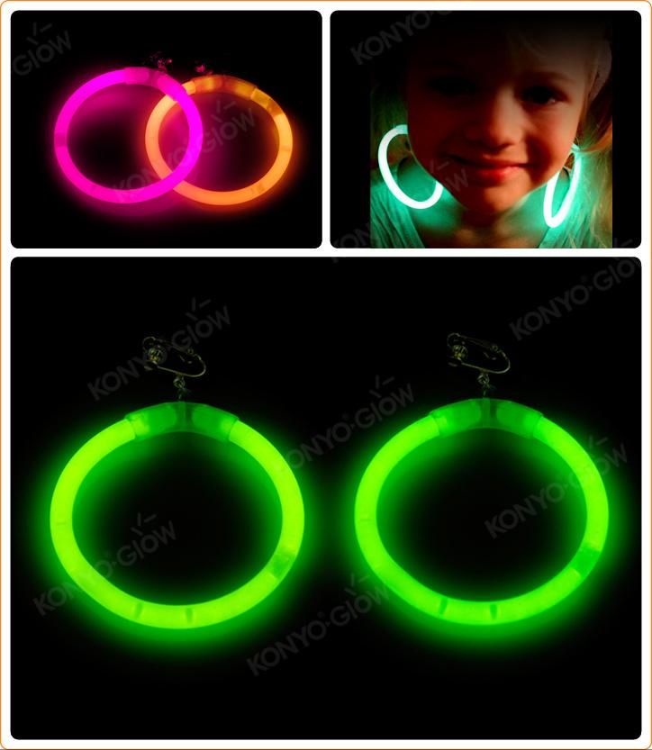 Party Must! Individual Foilbag Glow Plastic Earring