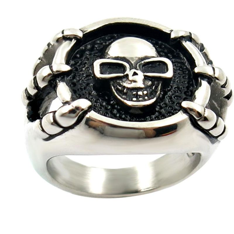 UK Crystal Silver Crown Ring