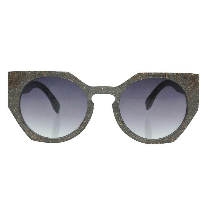 2017 Rectangle Shape Fashion Sunglasses with Shimmering Powder