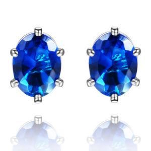 Fashion Jewellry Accessories Costume Match Blue Sapphire Earring