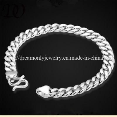 New Arrived Link Chain Bracelets for Men Silver Bracelet