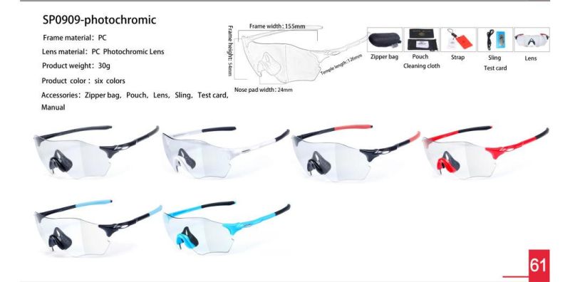 Trendy Oversize PC Sport Sunglasses Cycling Bike Fashion Glasses Wholesale Outdoor Women Men Sunglasses