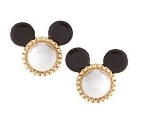 Mickey Pearl Earring Studs (EQ3008)