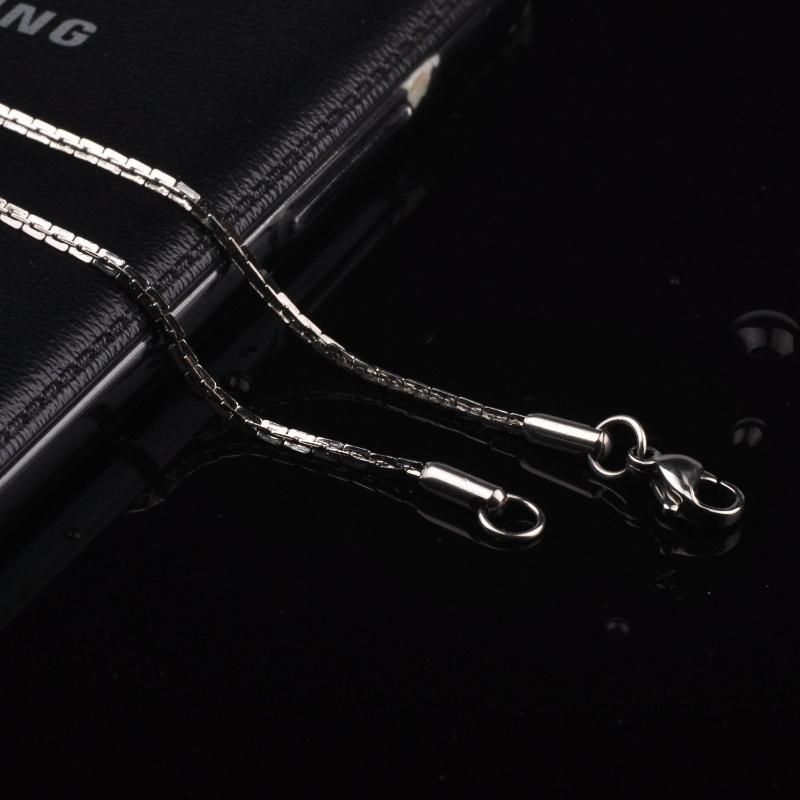 Hot Selling Shiny Jewelry Stainless Steel Boston Chain Ladies Necklace