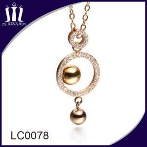 Stainless Steel Rose Gold Flat Necklace for Pendant