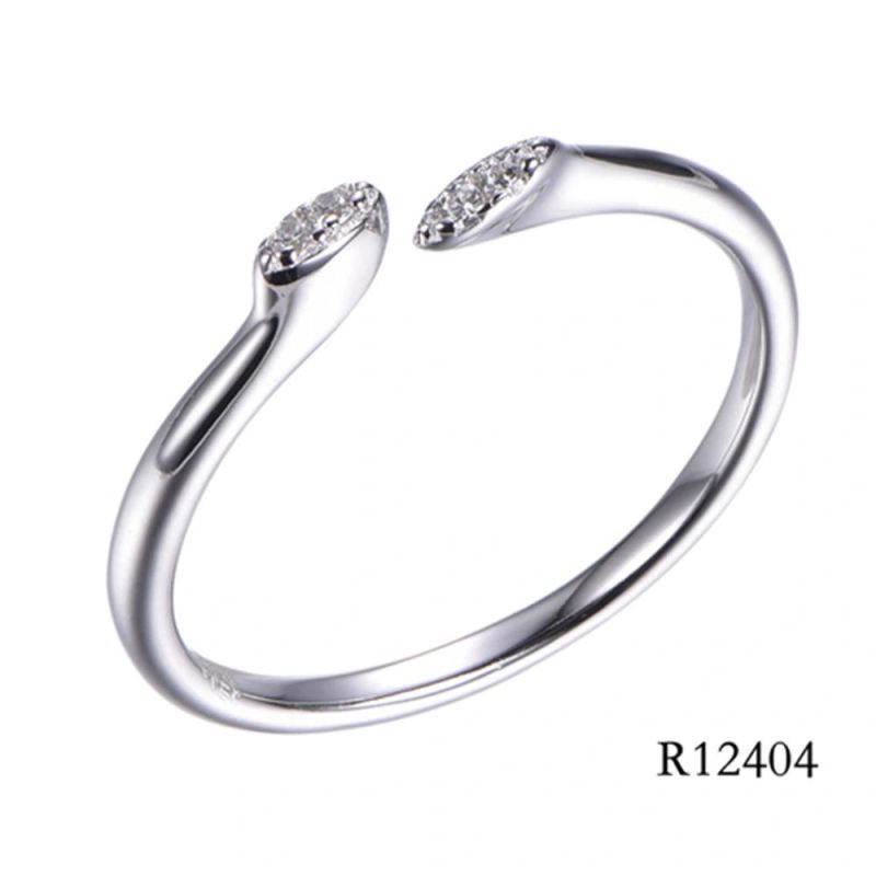 Wholesale 925 Sterling Silver with CZ Fashion Ring