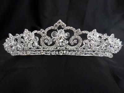 Hot Sale Factory Price High Quality Customized Style Design Tiara Crystal Crown for Bride Use