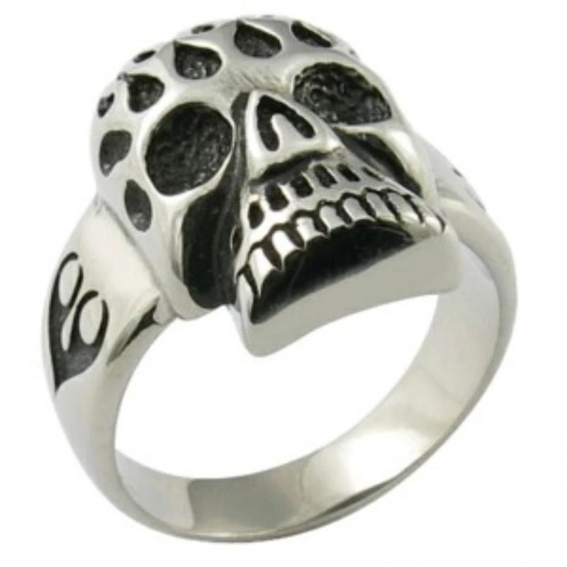 316L Stainless Steel Handmade Cast Biker Men Rings