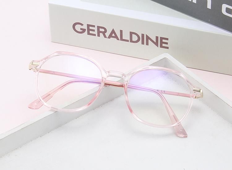 Oval Frame Anti-Blue Lenses Student Glasses Flat Glasses. Sunglasses.