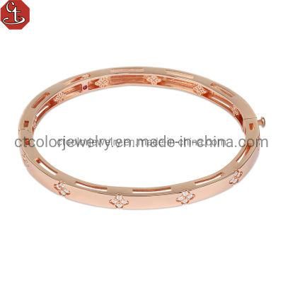 Hot sale New Fashion jewelry Bracelet Luxury 925 silver Rose plated Bracelet