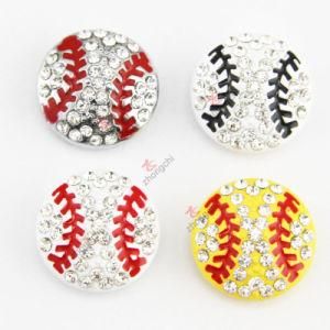 New Design 8mm DIY Base Ball Slide Charms for Jewelry