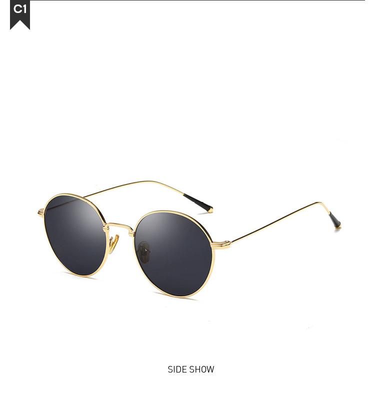2022 Newest Promotional Sun Glasses Round Frame Fashionable Sunglasses Unisex