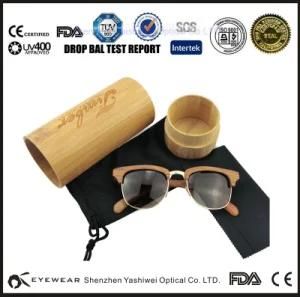 Club Handmade Master Wooden Sunglasses with Tube Case