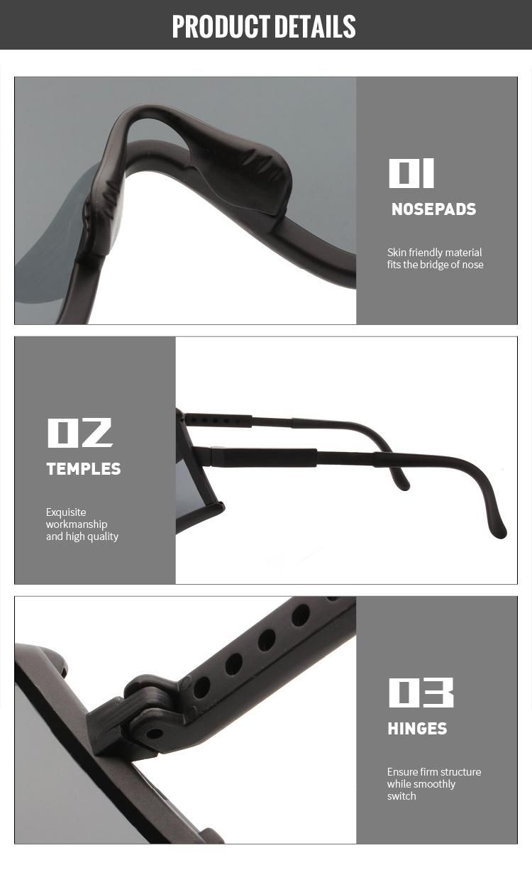 Wholesale 2022 Summer Fashion PC Frame Outdoor Man Polarized Cycling Sun Glasses Sports Sunglasses