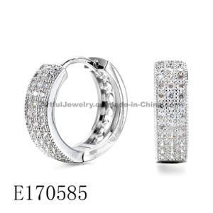 925 Sterling Silver Earring with CZ Customized Design for Wholesale