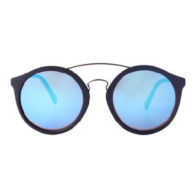 2018 Classical Round Shape Sunglasses with Mirrored Lens