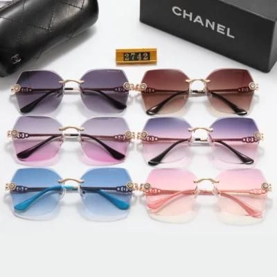Fashion Oversized Brand Gradient Suqare Optical Eyewear Glasses Manufacturier PC Competitive Polarized Sunglasses UV400